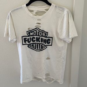 Perfectly thrashed T-shirt